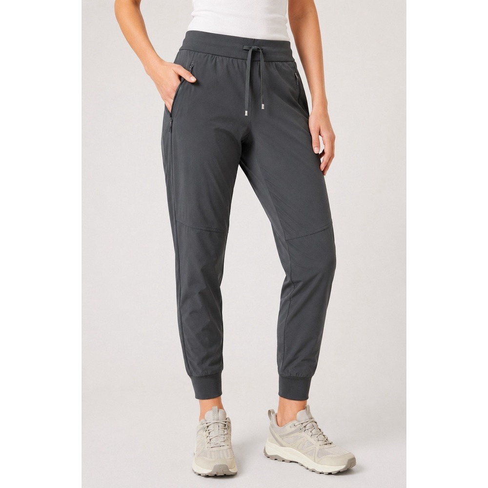 Athleta Headlands Hybrid Trek Jogger Women's 0 Petite Gray Hiking Pants Gorpcore